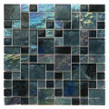 Swimming Pool and Bathroom Wall Blue Color Glass Mosaic Tile